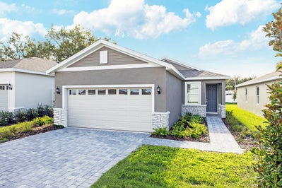 Delight Exterior. Liberty Station New Homes in Orange City, FL