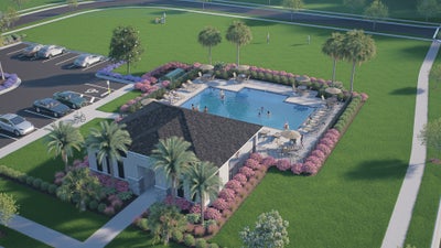 Leela Reserve Cabana and Pool. Tavares, FL New Homes