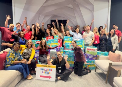 Builders for Babies 2023 Hands Up.