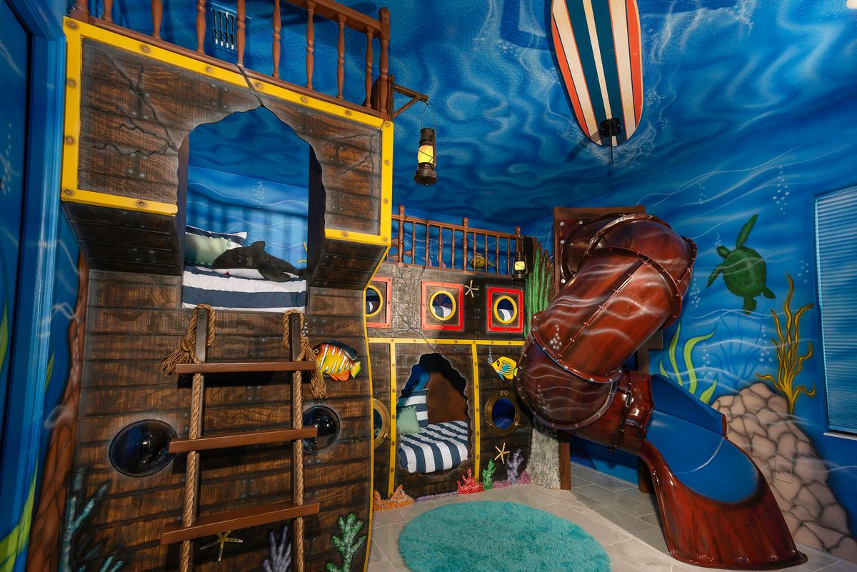 Waterfall Kids Bedroom. New Homes in Orlando, FL