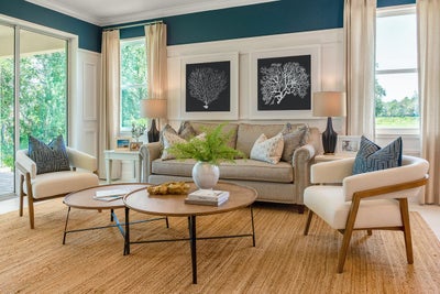 Hampton Living Room. Apollo Beach, FL New Homes
