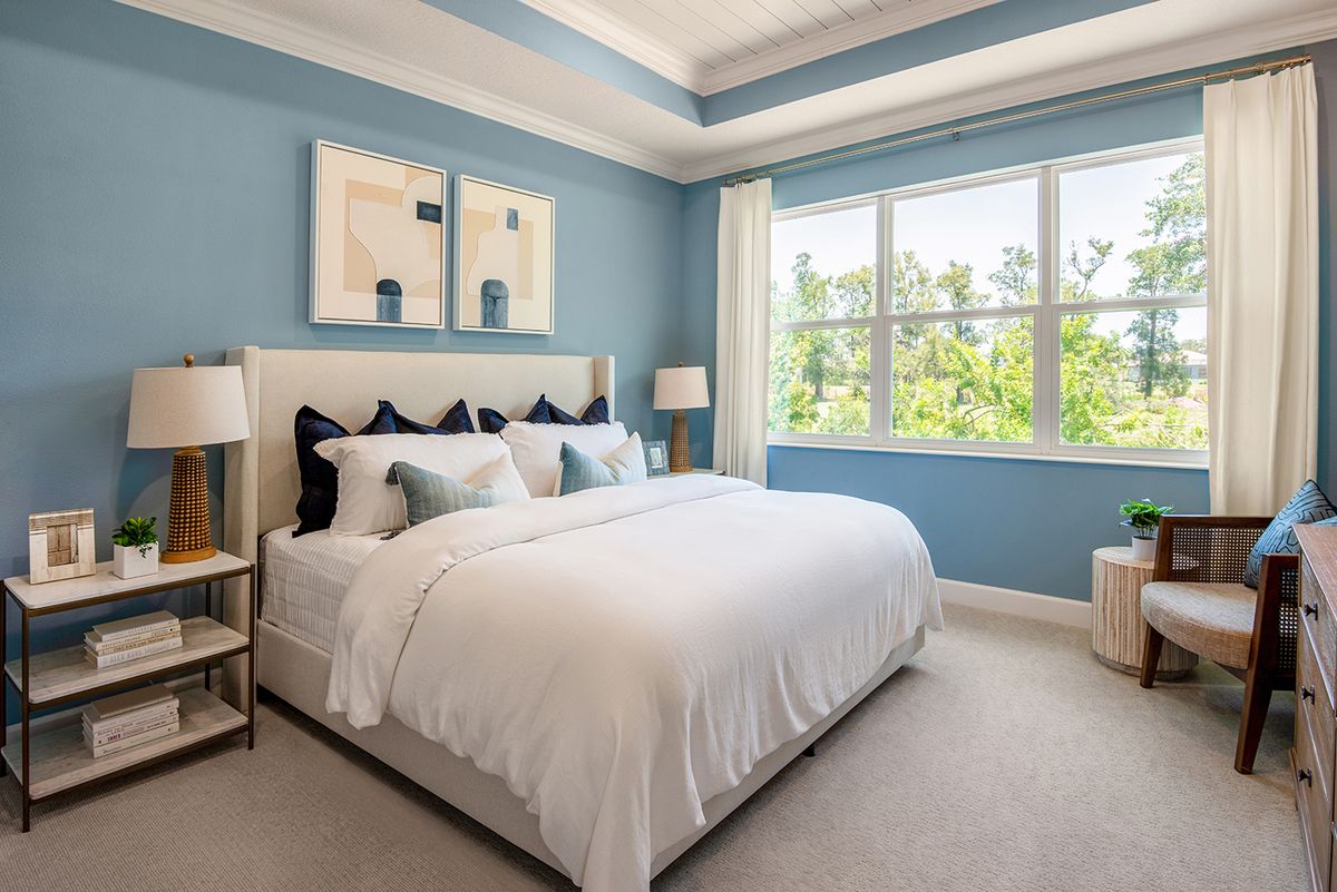 Hampton Bedroom. Marisol Pointe at MiraBay Florida Series New Homes in Apollo Beach, FL