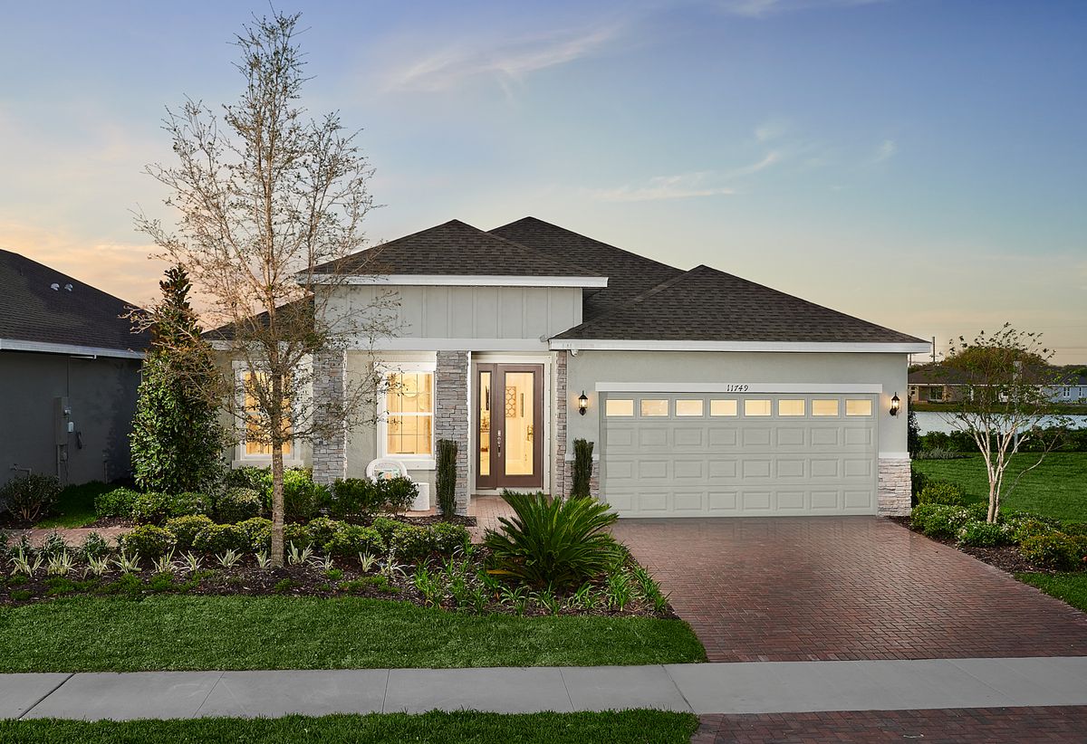 Margate II Exterior. Zephyrhills, FL New Homes