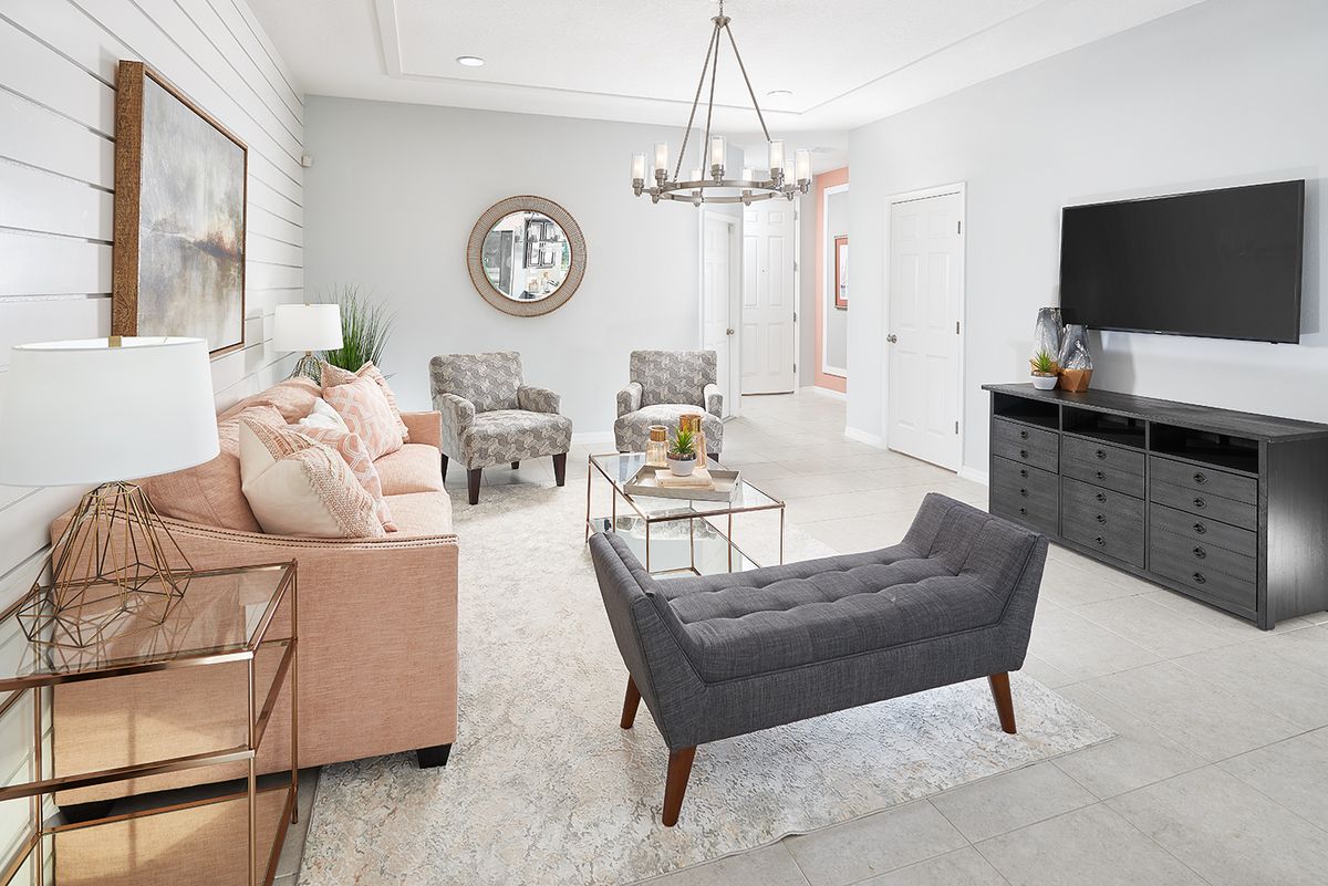 Kennedy Living Room. Orange City, FL New Homes