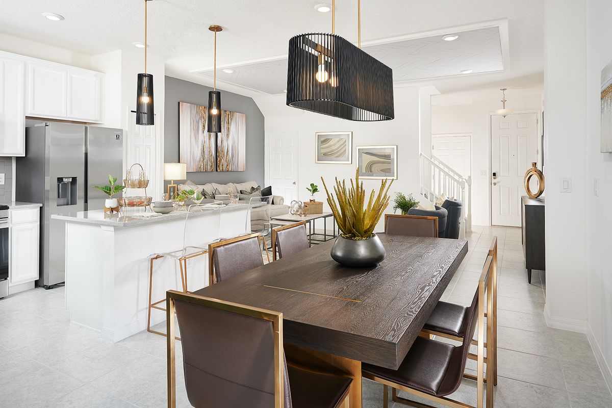 Washington Dining Room. Liberty Station New Homes in Orange City, FL