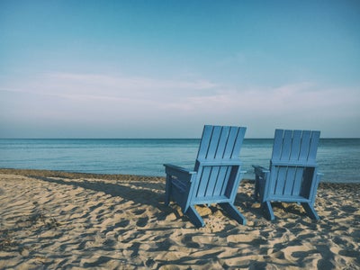 beach and chairs. New Homes in Venice, FL