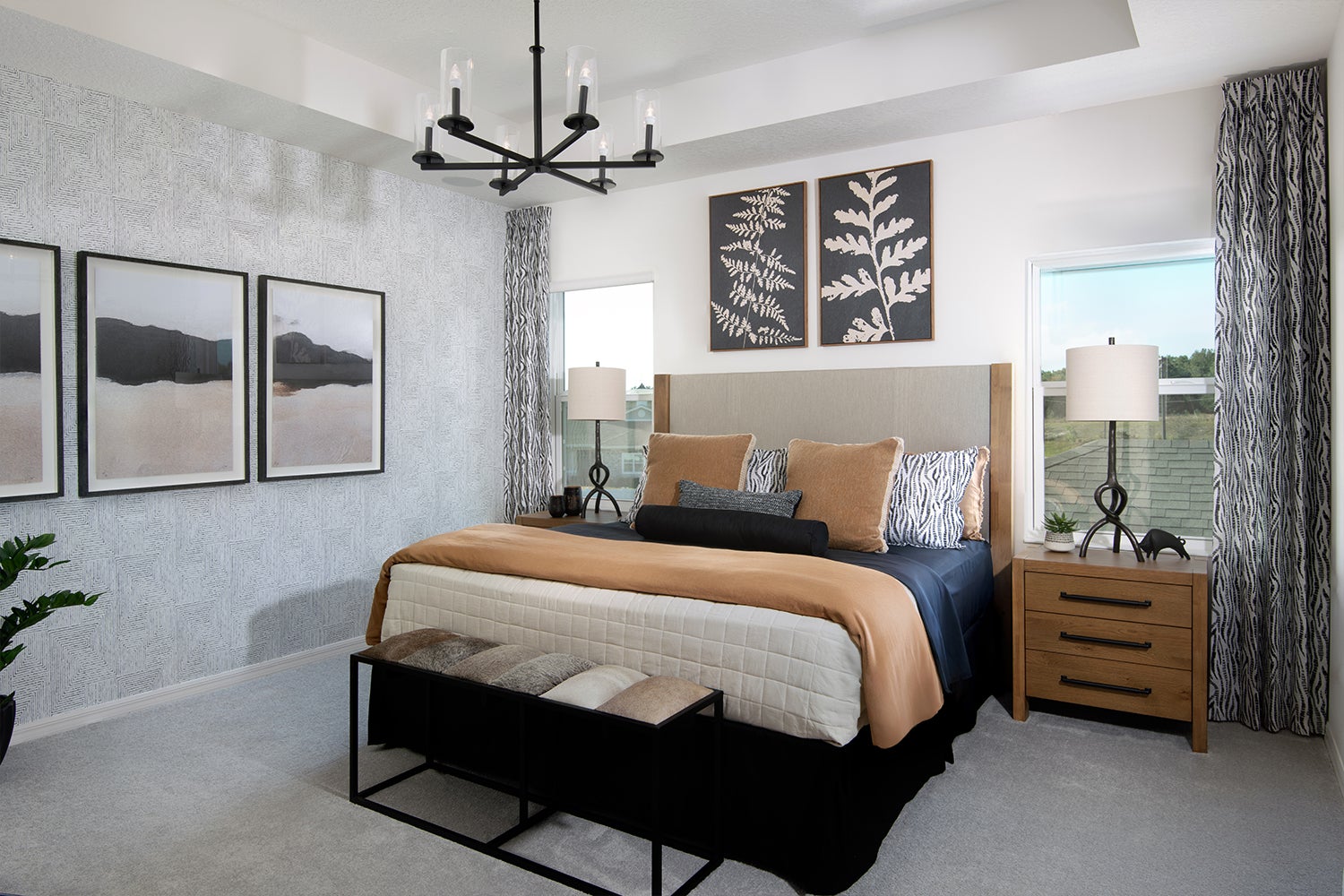 Tyler Primary Bedroom. The Residences at Emerson Park New Homes in Apopka, FL