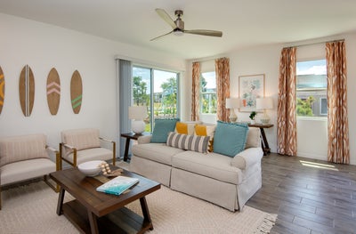 Reagan Living Room. New Homes in Punta Gorda, FL