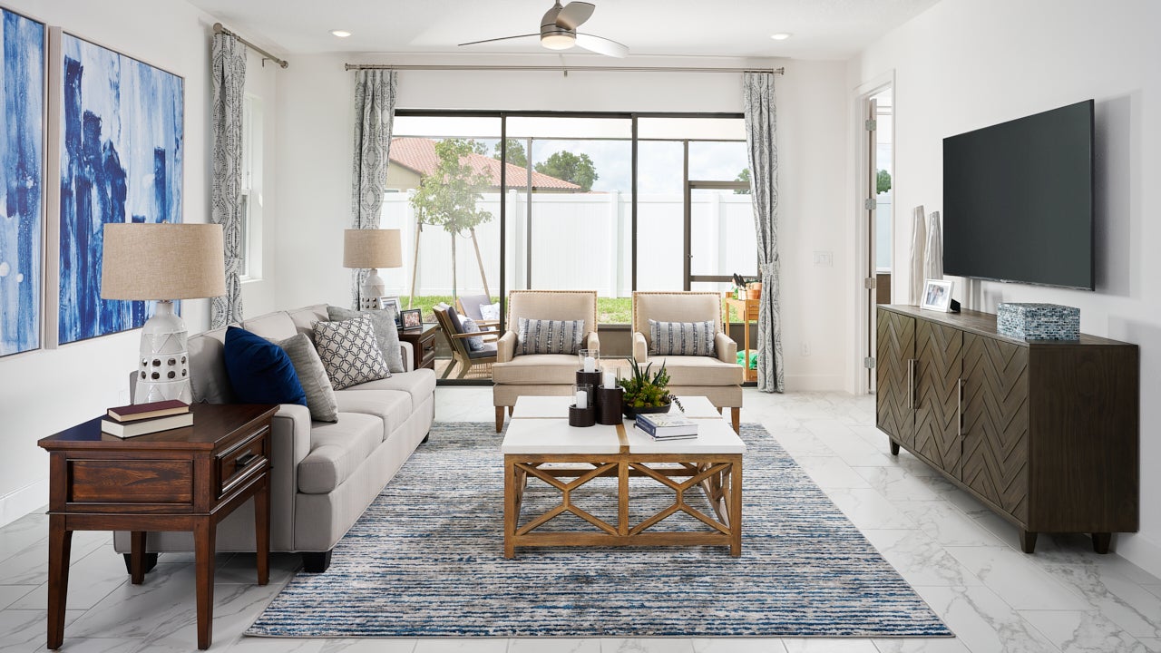 Atlantic Living Room TerraLargo Villas. Tavares, FL New Homes