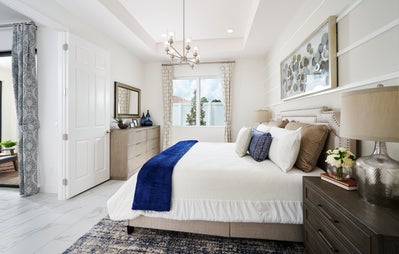 Primary Bedroom Terra Largo Villas. Tavares, FL New Homes