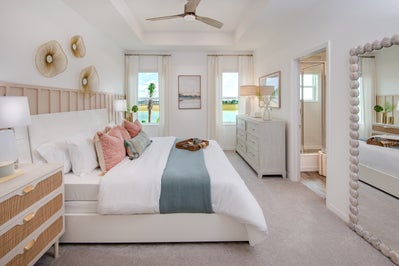 Reagan Primary Bedroom. Townwalk at Babcock Ranch New Homes in Punta Gorda, FL