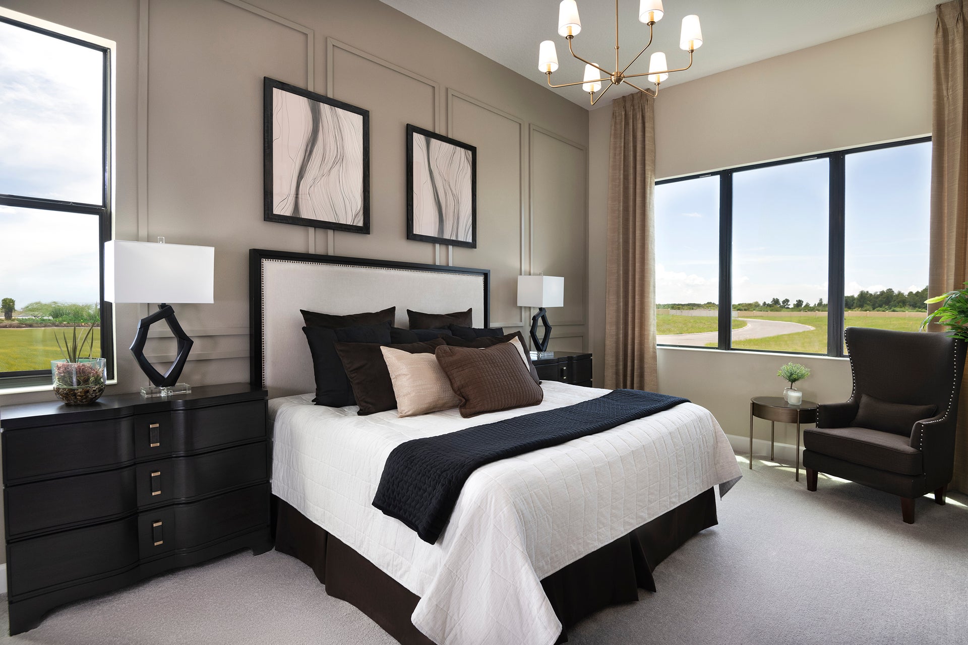 Primary Bedroom - Waterfall. New Homes in Kissimmee, FL