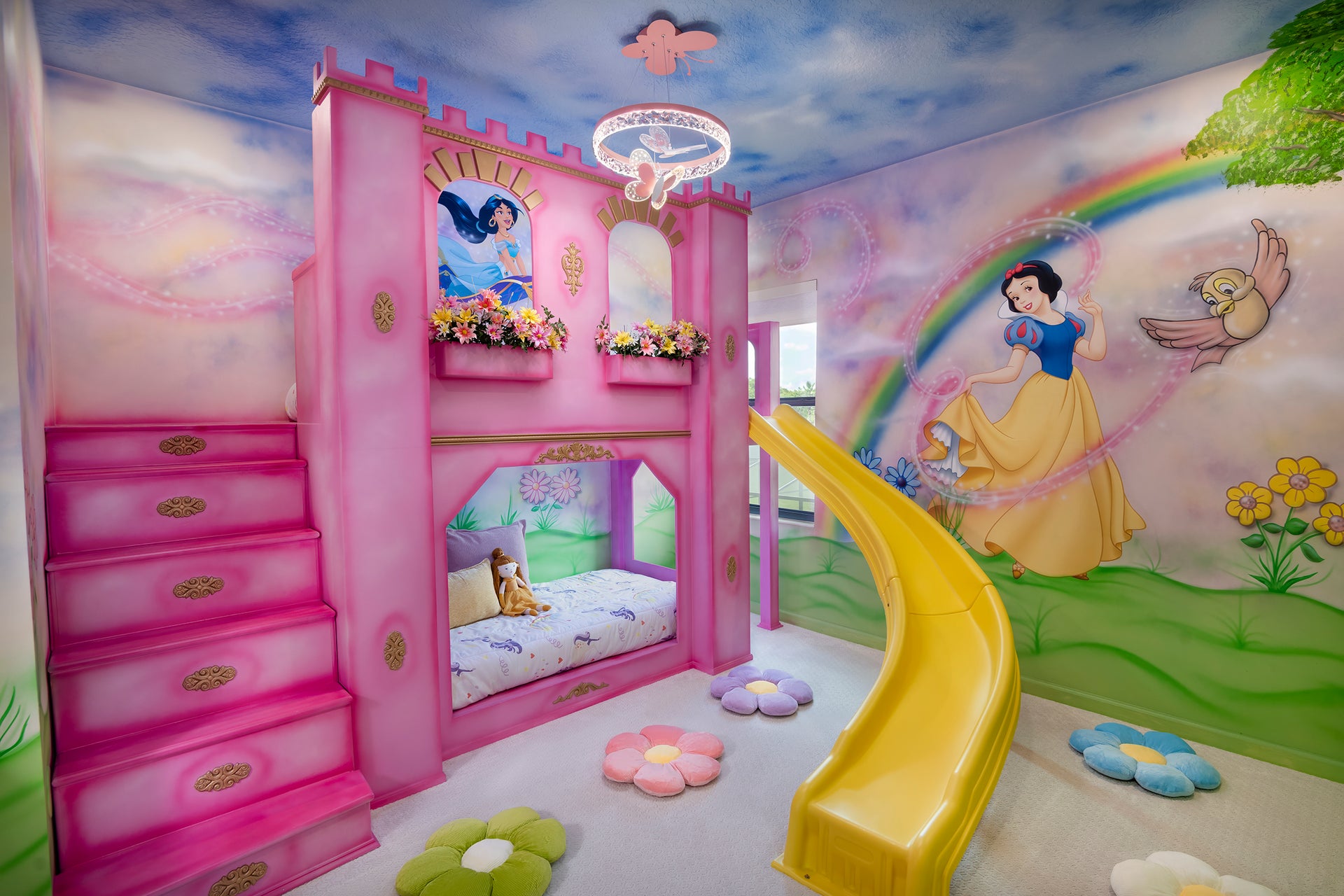 Princess Themed Bedroom - Sandalwood II. New Homes in Kissimmee, FL