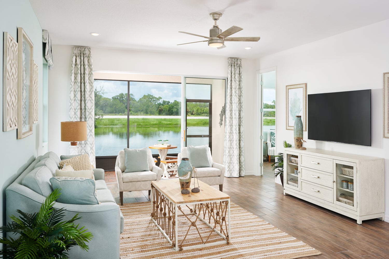 Family Room. New Homes in Tavares, FL