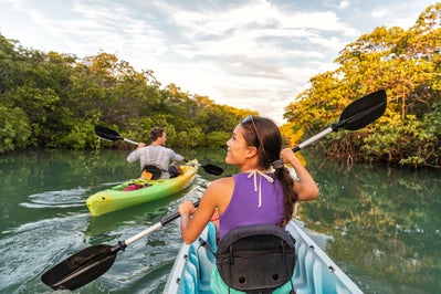 Kayaking lifestyle. Florida Home Builder