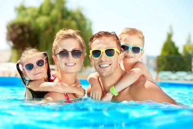 Family Pool Sunglasses Lifestyle. Apopka, FL New Homes