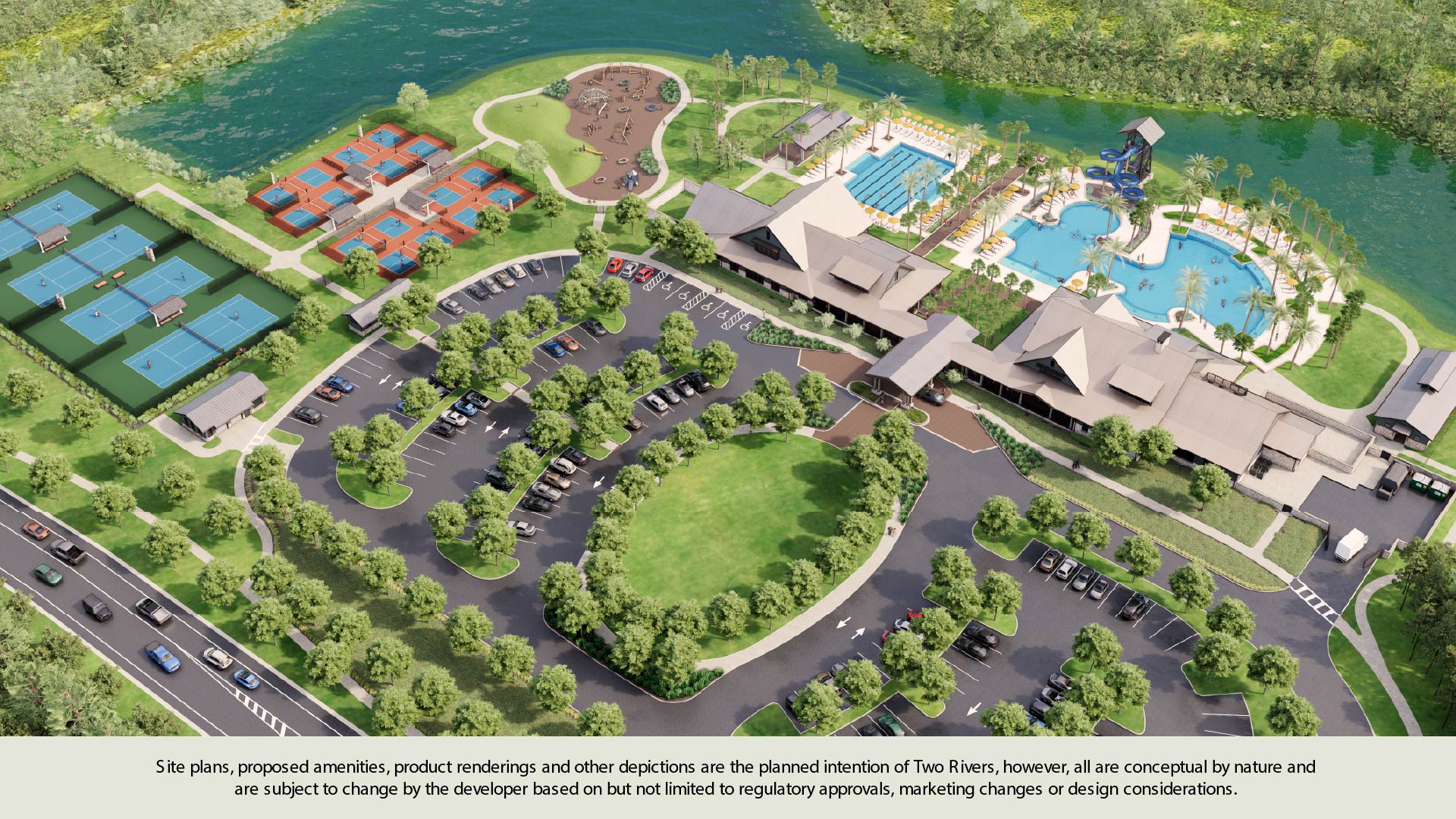 Two Rivers The Landing Social Club. New Homes in Zephyrhills, FL