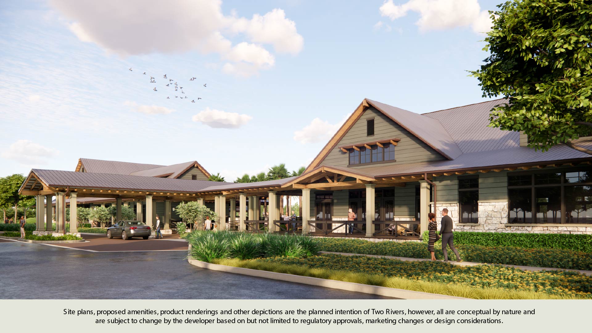 Two Rivers The Landing Social Club. Tamarack at Two Rivers New Homes in Zephyrhills, FL