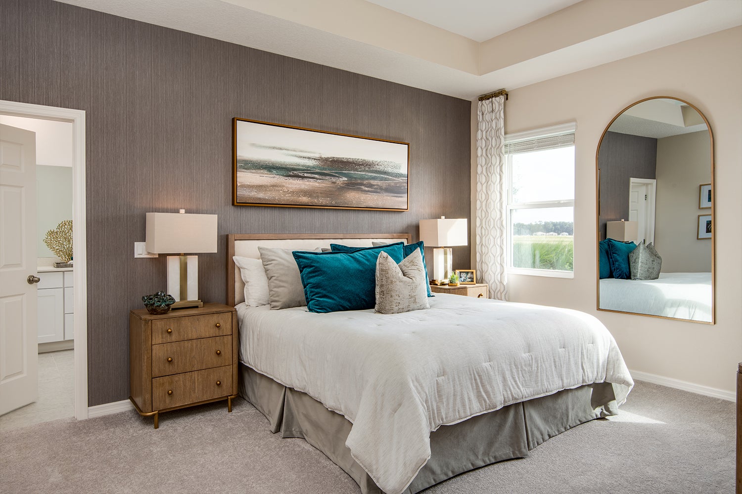Twisted Oaks Hampton Bedroom. Highfield at Twisted Oaks New Homes in Wildwood, FL