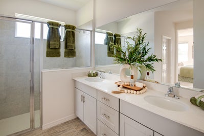 Spirit Primary Bathroom. Wildwood, FL New Homes