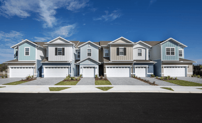 Frontload Exterior. New Homes in Saint Cloud, FL