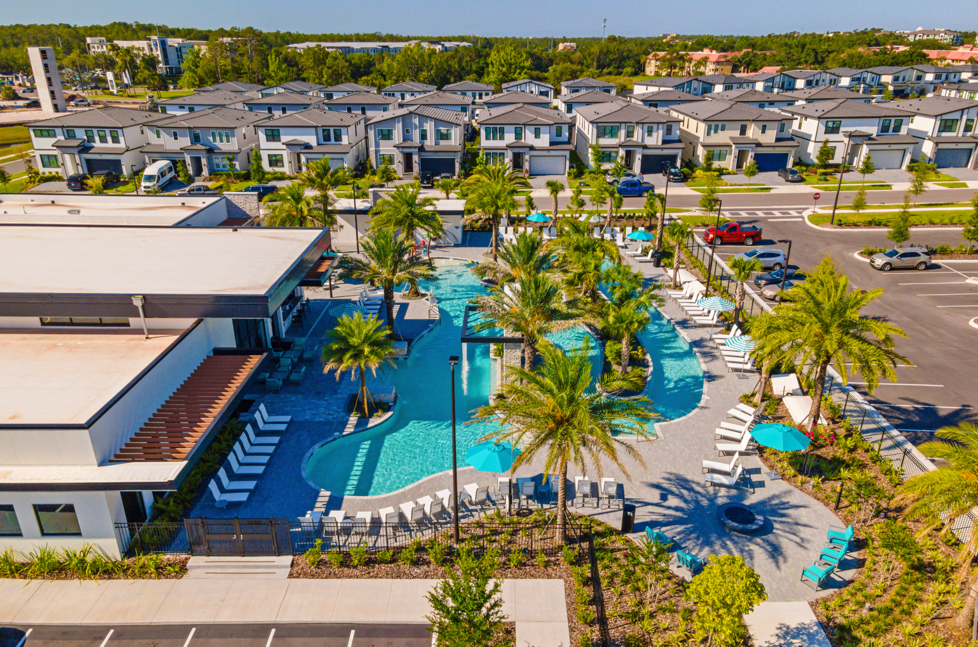 Paradiso Grande Aquarius Clubhouse. New Homes in Orlando, FL